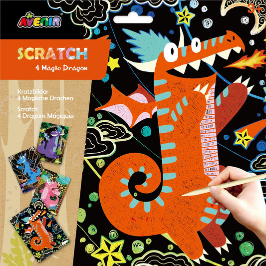 Avenir - Scratch Art - Magic Dragon - CH1544 - Avenir - LittleShop Toys
