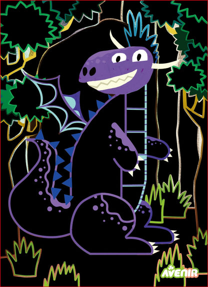 Avenir - Scratch Art - Magic Dragon - CH1544 - Avenir - LittleShop Toys