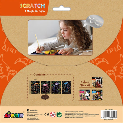 Avenir - Scratch Art - Magic Dragon - CH1544 - Avenir - LittleShop Toys