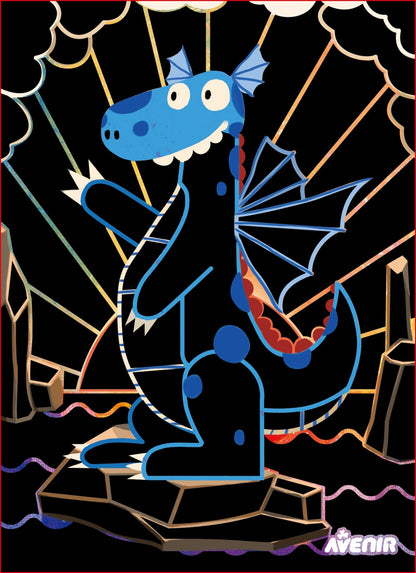 Avenir - Scratch Art - Magic Dragon - CH1544 - Avenir - LittleShop Toys