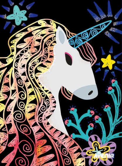 Avenir - Scratch Art - Magic Unicorn - CH221571 - Avenir - LittleShop Toys