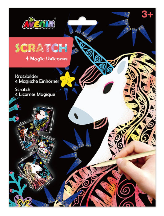 Avenir - Scratch Art - Magic Unicorn - CH221571 - Avenir - LittleShop Toys