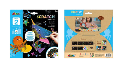 Avenir Scratch Learning Fun Lvl 3 - Ocean Life - CH211792 - Avenir - LittleShop Toys