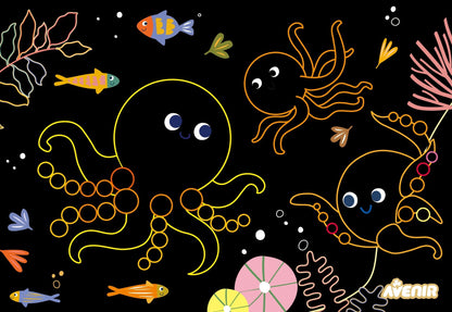 Avenir Scratch Learning Fun Lvl 3 - Ocean Life - CH211792 - Avenir - LittleShop Toys
