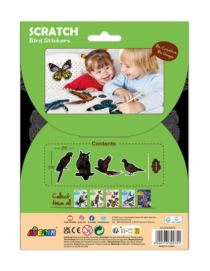 Avenir - Scratch Sticker Bird - CH232075 - Avenir - LittleShop Toys