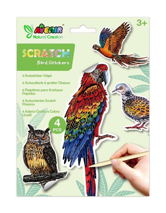 Avenir - Scratch Sticker Bird - CH232075 - Avenir - LittleShop Toys
