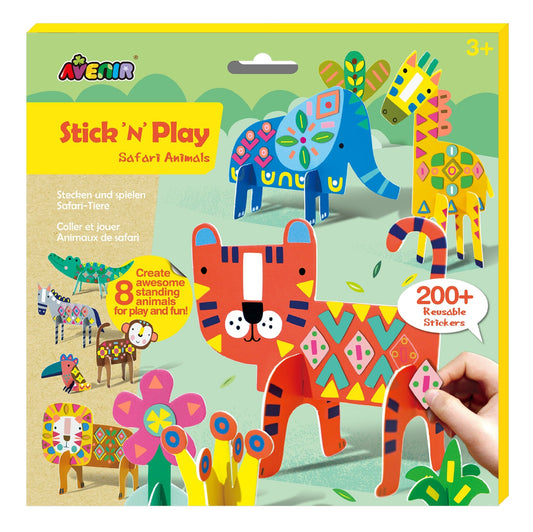 Avenir - Stick ‘N’ Play - Safari Animals - CH221839 - Avenir - LittleShop Toys