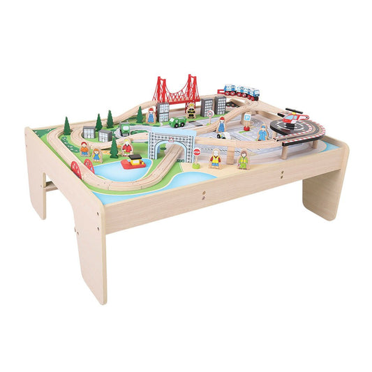 City Train Set and Table - BJT045