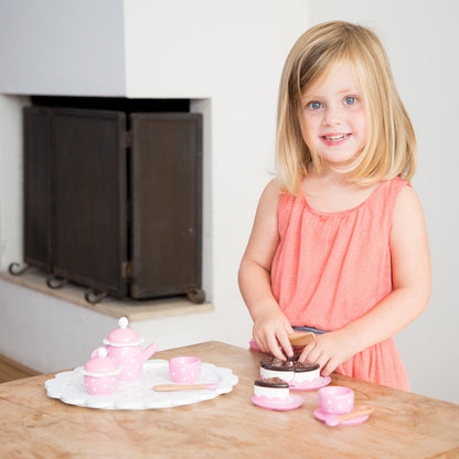 Coffee/Tea Set with Cutting Cake - 10620