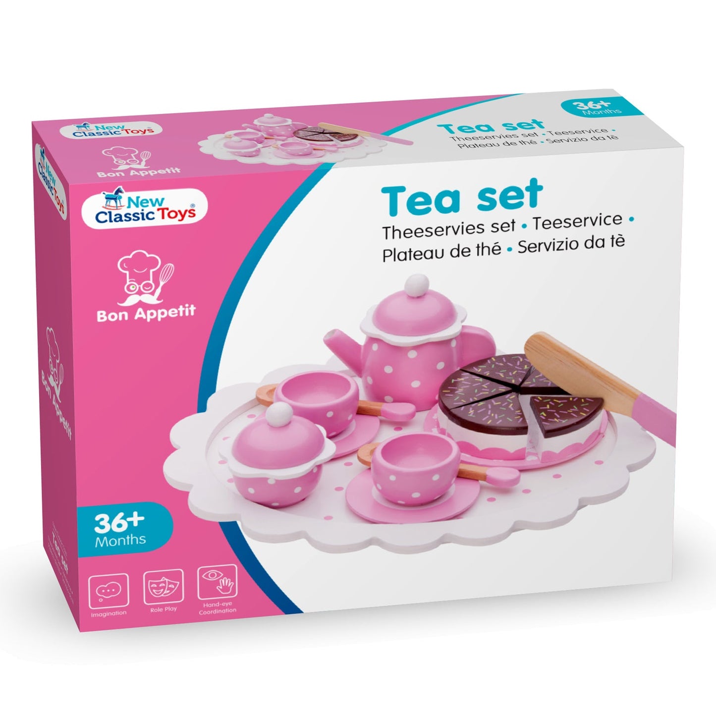 Coffee/Tea Set with Cutting Cake - 10621