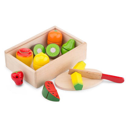 Cutting Meal - Fruit Box-10581-New Classic Toys-LittleShop Toys