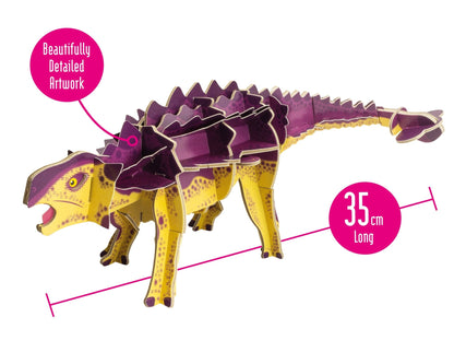 Dino STEM Build - Ankylosaurus with Moving Mechanisms - BYOMB 012