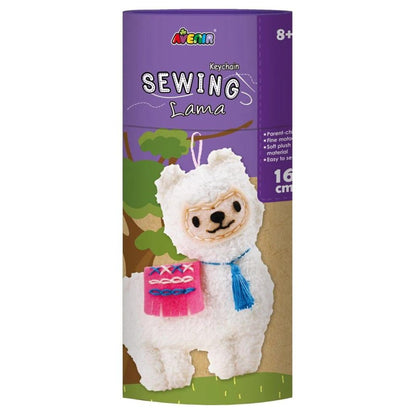 DIY Sewing Keychain - Llama -