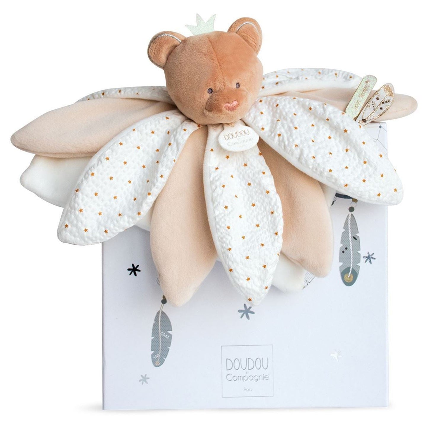 Doudou Signature Petal Comforter - Cutie Bear - DC3549