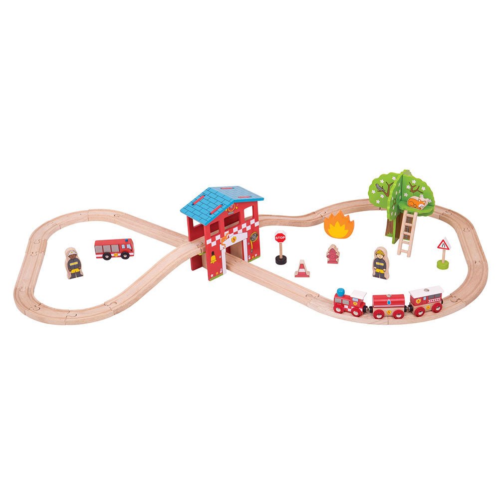 Fire Station Train Set - BJT037