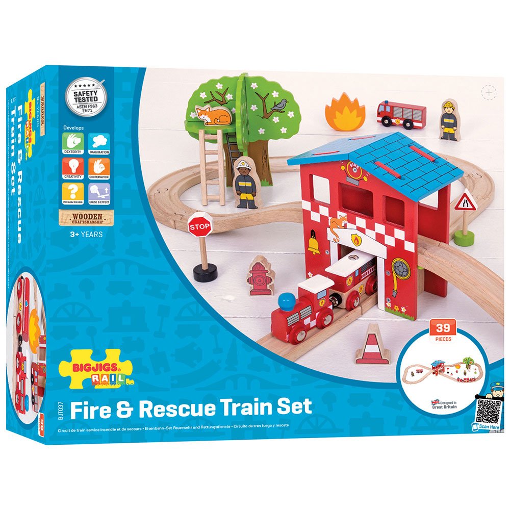 Fire Station Train Set - BJT037