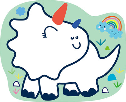 Hakuyoka Magic Reveal Art - Dinosaurs - CS243189 - Hakuyoka - LittleShop Toys