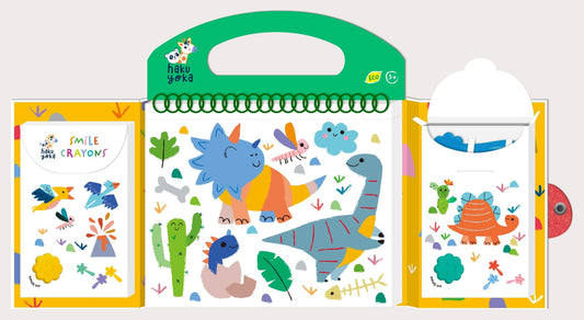 Hakuyoka My First Colouring Kit - Dino Friends - CS223070 - Hakuyoka - LittleShop Toys