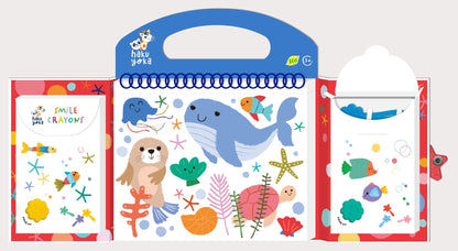 Hakuyoka My First Colouring Kit - Sea Friends - CS223071 - Hakuyoka - LittleShop Toys