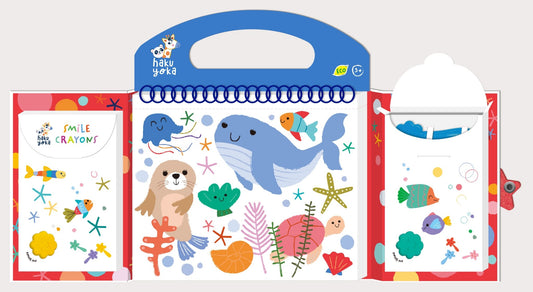 Hakuyoka My First Colouring Kit - Sea Friends - CS223071 - Hakuyoka - LittleShop Toys