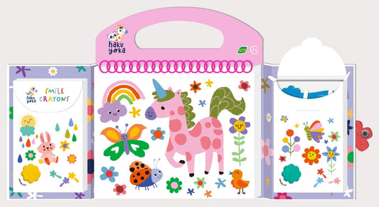 Hakuyoka My First Colouring Kit - Unicorn Friends - CS223069 - Hakuyoka - LittleShop Toys
