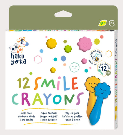 Hakuyoka Smile Crayons - CP223081 - Hakuyoka - LittleShop Toys