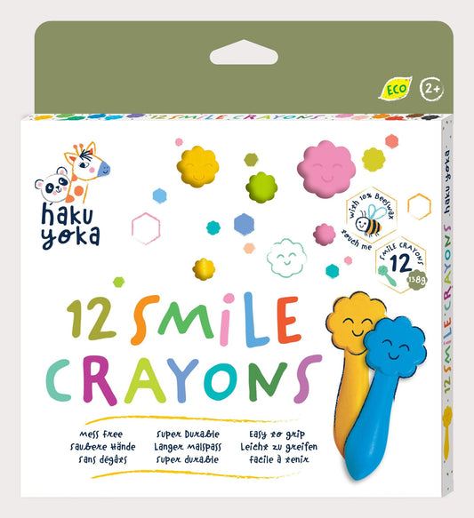 Hakuyoka Smile Crayons - CP223081 - Hakuyoka - LittleShop Toys