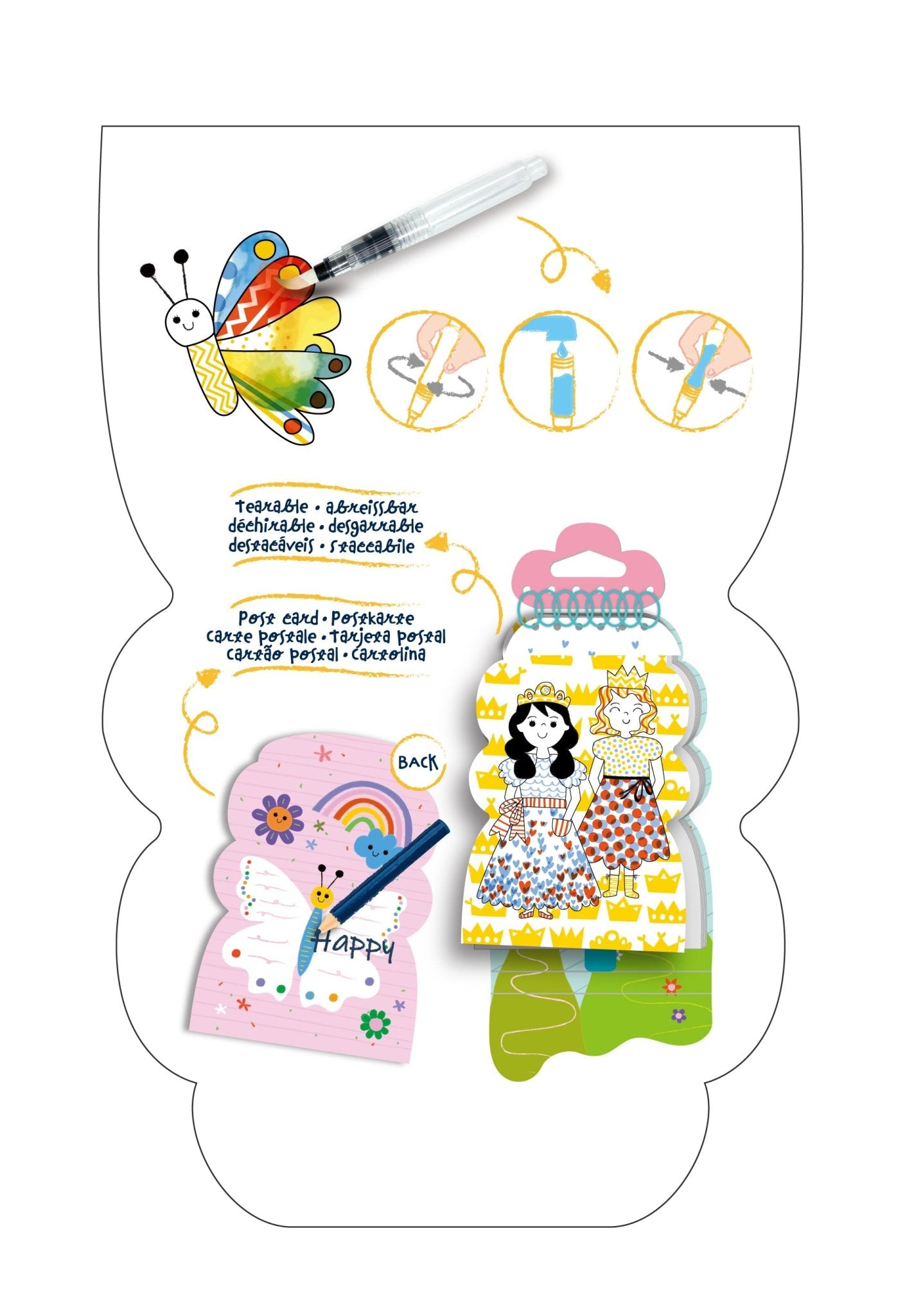Hakuyoka Watercolour Painting - Fairy Tale - CS233123 - Hakuyoka - LittleShop Toys