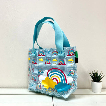 Inflatable Hand Bag with Pocket - Rainbow - 1171 - BL - Inflat Decor - LittleShop Toys