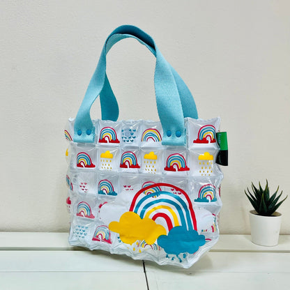 Inflatable Hand Bag with Pocket - Rainbow - 1171 - BL - Inflat Decor - LittleShop Toys