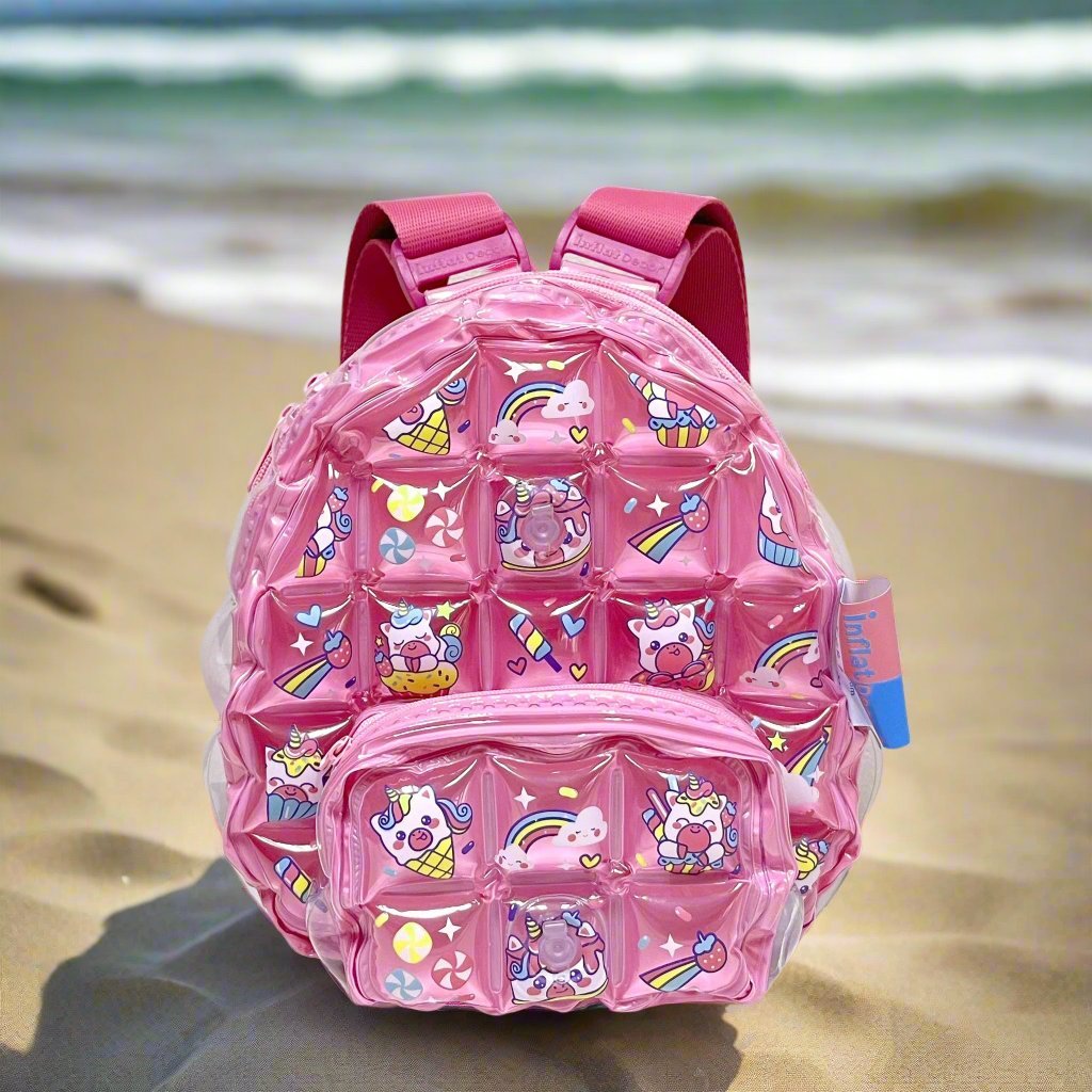 Big Inflatable Backpack Inflatable Kids Backpack (Small) - Cupcake Unicorn – LittleShop Toys