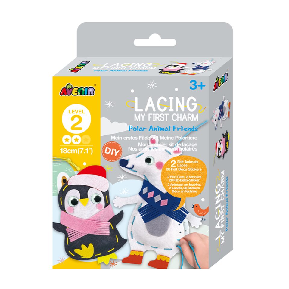 Lacing My First Charm Level 2 - Polar Animal Friends - 6920773318000