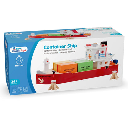 Large Container Ship with 4 containers - 10900