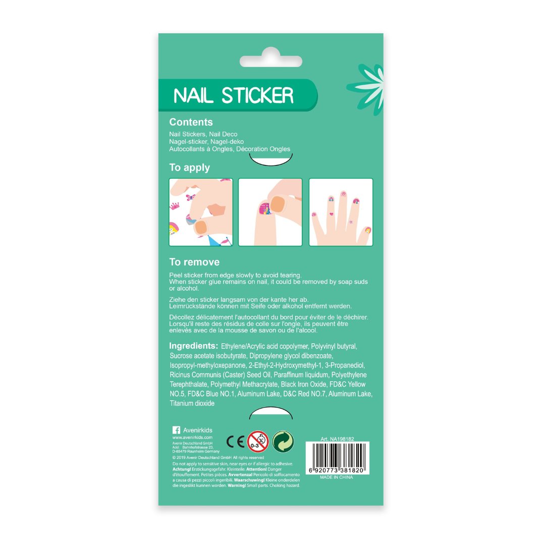 Large Nail Stickers - Jungle Animals (78 pieces) - NA198182