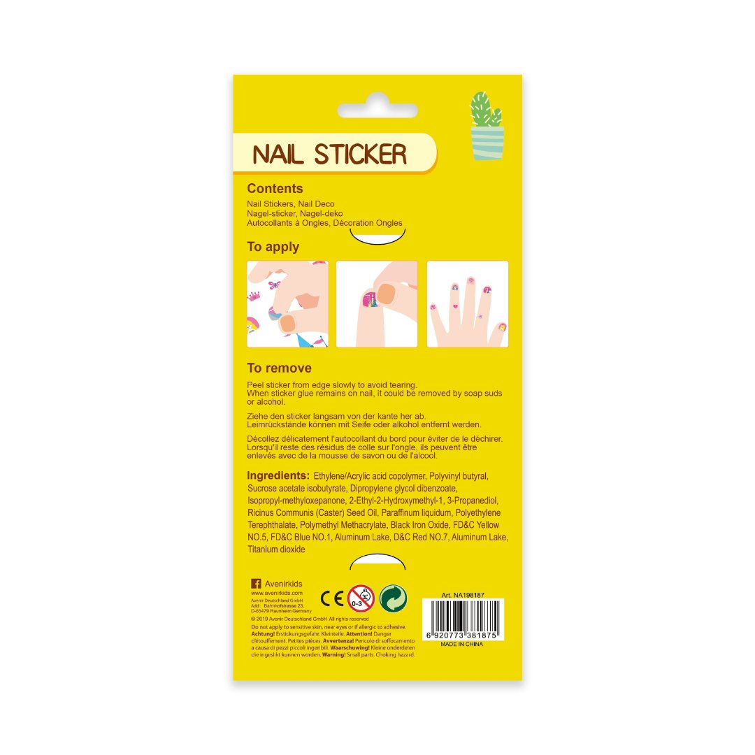 Large Nail Stickers - Pets (78 pieces) - NA198187