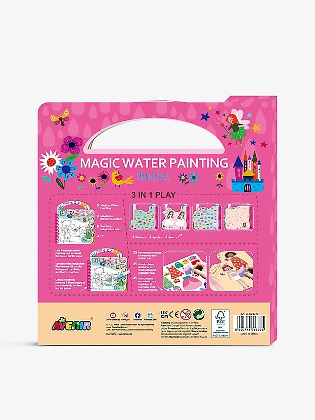 Magic Water Princess Painting Activity Book -