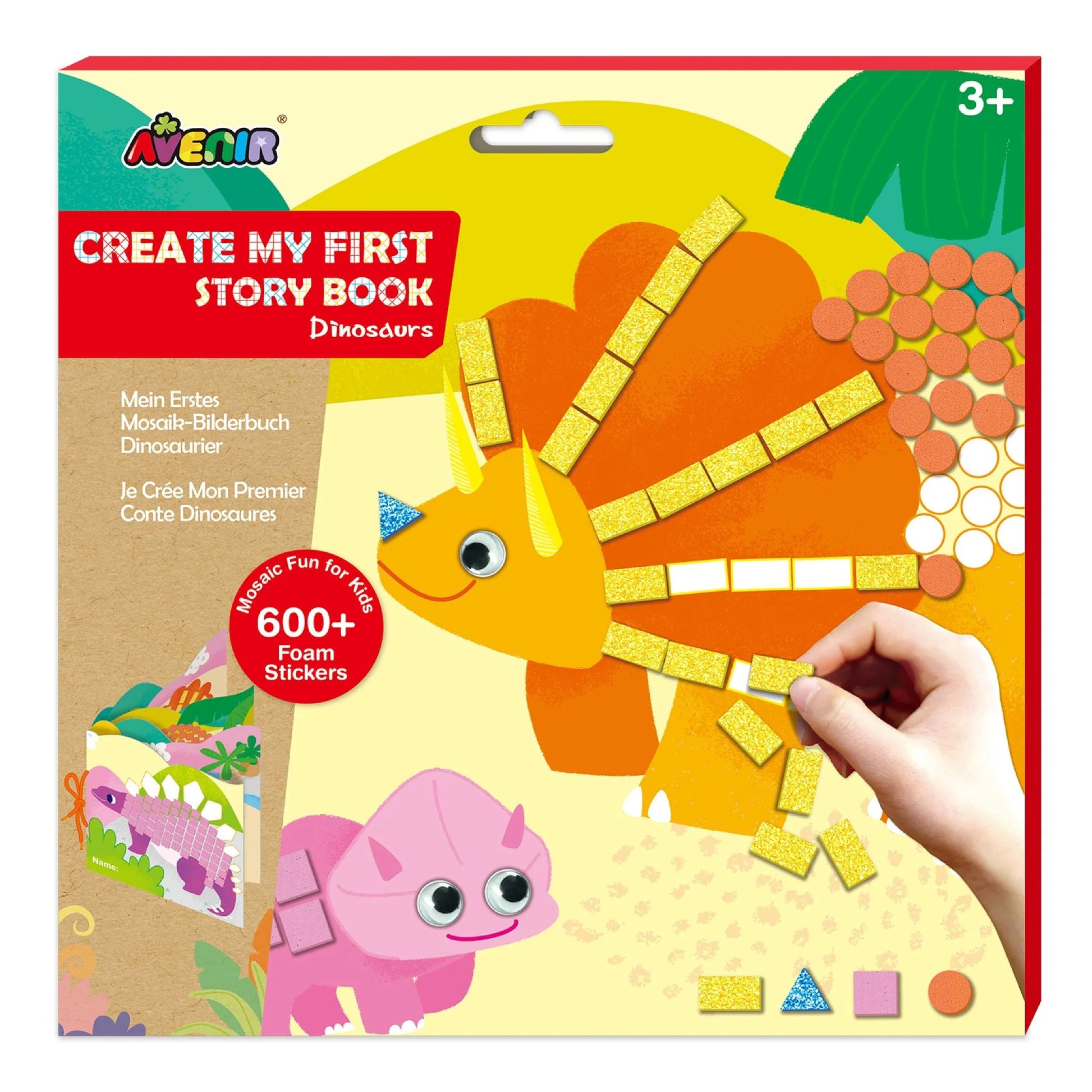 Mosaic Sticker Book Junior - Dinosaurs -