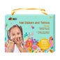 Nail Stickers and Tattoos Box Set - Flowers - NA218207