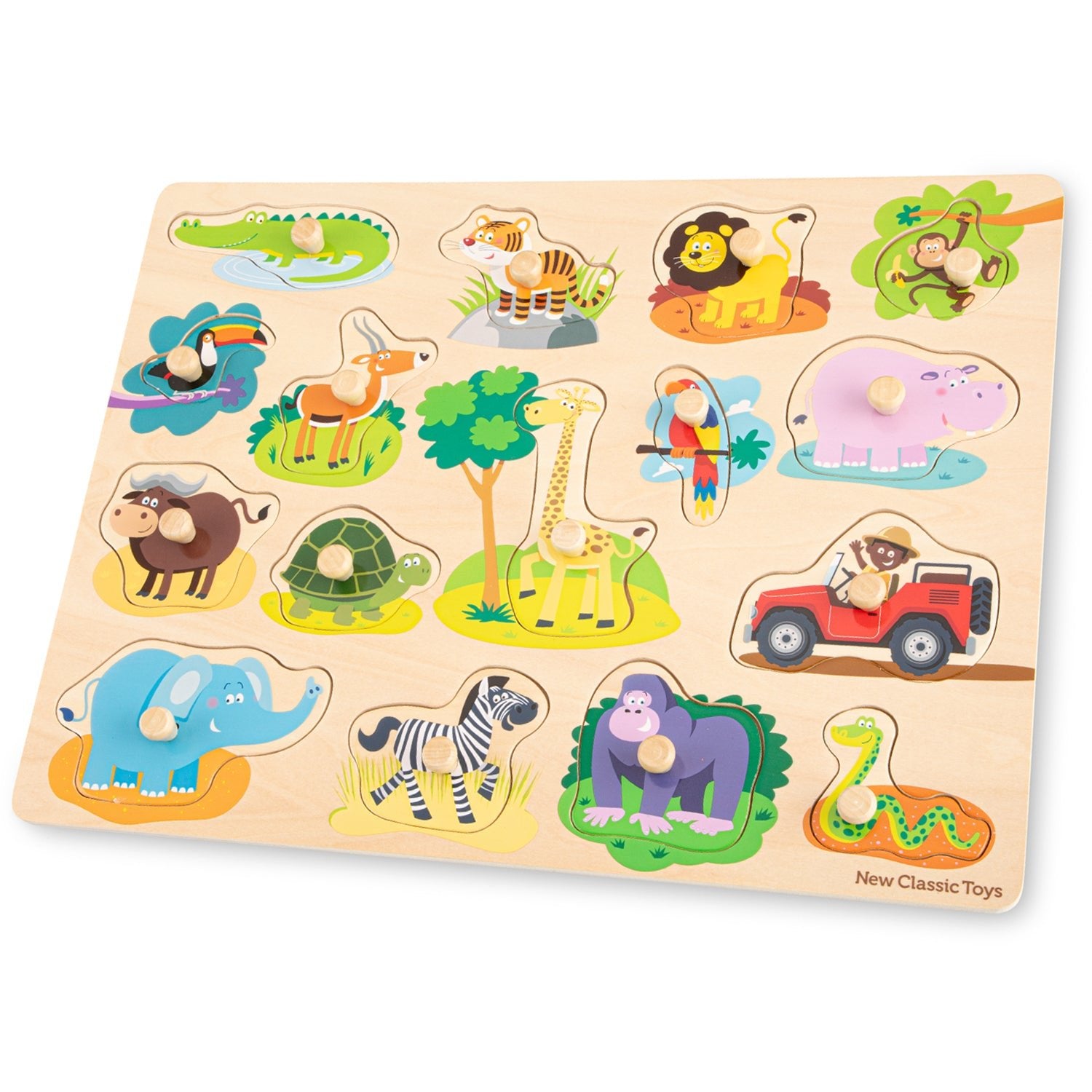 Peg Puzzle - 16 pieces – LittleShop Toys