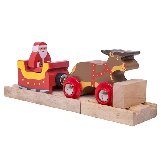 Santa Sleigh with Reindeer - BJT468