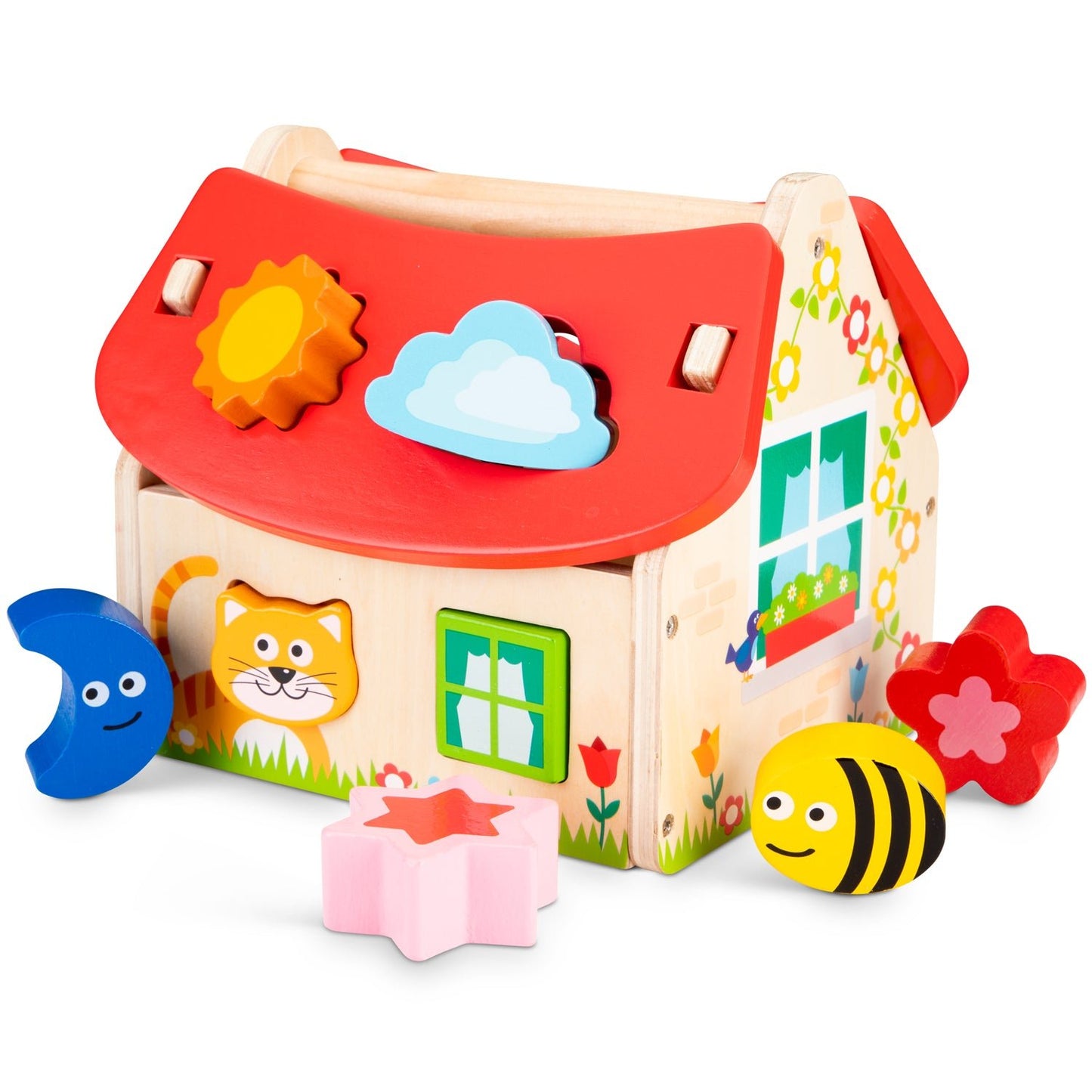 Shape Sorter House-10563-New Classic Toys-LittleShop Toys