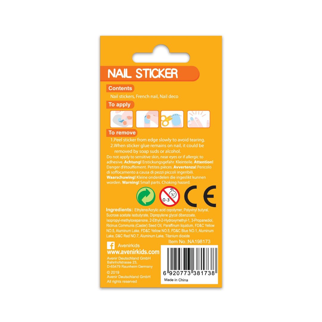 Small Nail Stickers - Animal (38 pcs) - NA198173