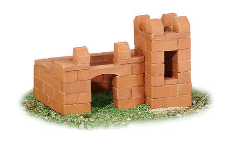 Teifoc Real Bricks Building Sets - Castle / Pen Holder Set - TEI 4000