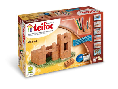 Teifoc Real Bricks Building Sets - Castle / Pen Holder Set - TEI 4000