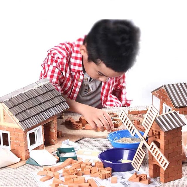 Teifoc Real Bricks Building Sets Horse Stable LittleShop Toys