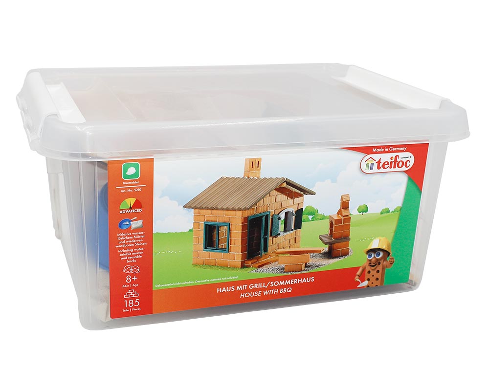 Teifoc Real Bricks Building Sets - House with BBQ - TEI 5210