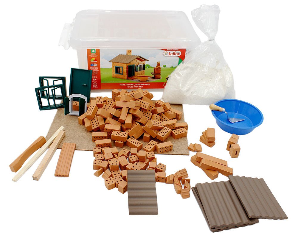 Teifoc Real Bricks Building Sets - House with BBQ - TEI 5210