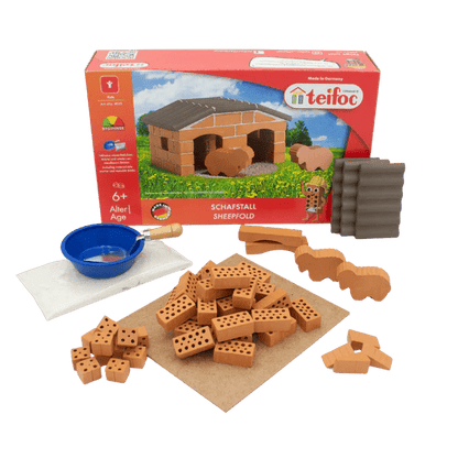 Teifoc Real Bricks Building Sets - Sheepfold - TEI 4015 - Teifoc - LittleShop Toys