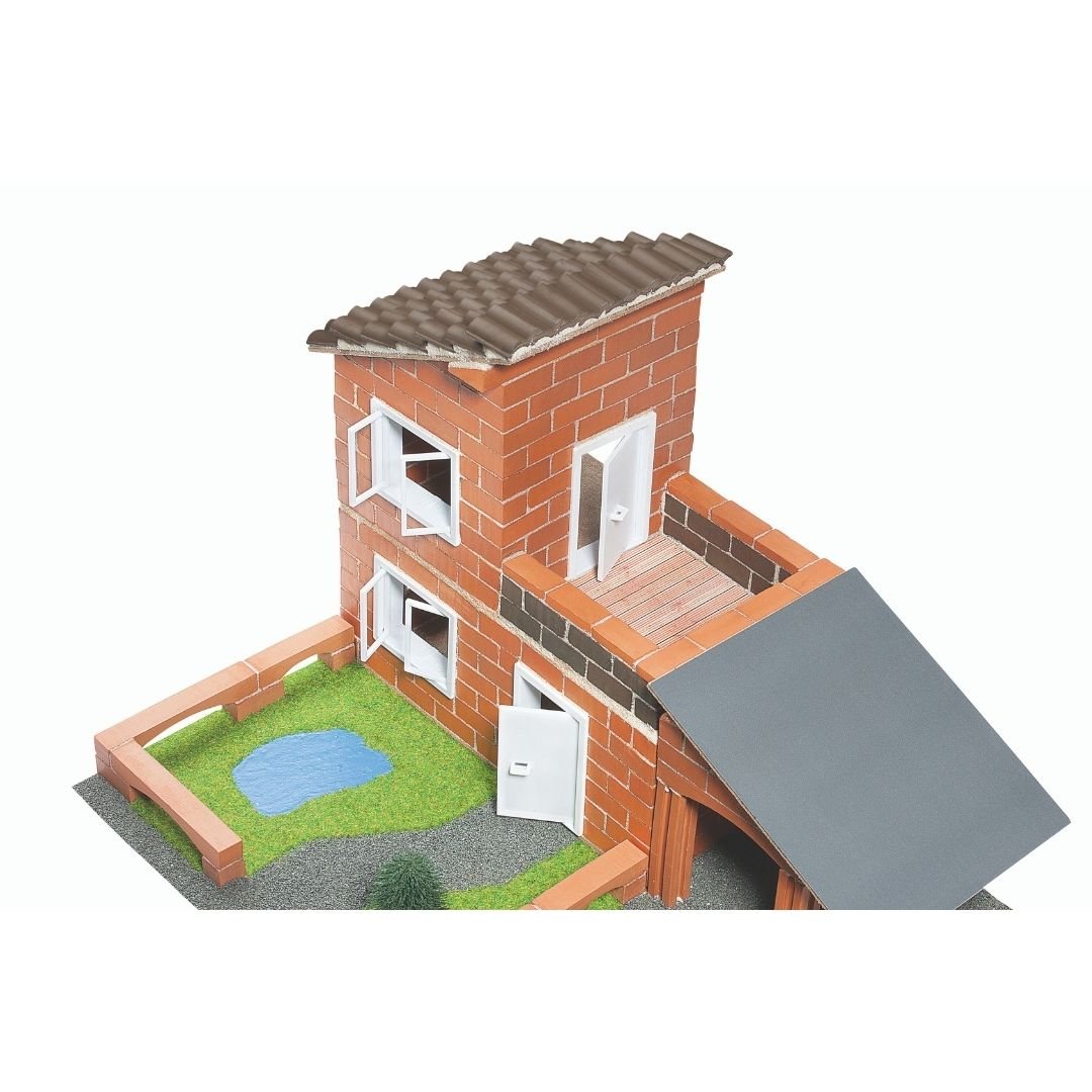 Teifoc Real Bricks Building Sets - Villa with Garage - TEI 4700