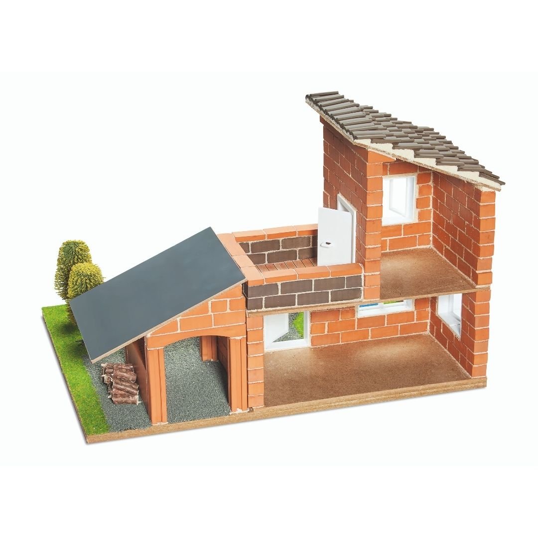 Teifoc Real Bricks Building Sets - Villa with Garage - TEI 4700